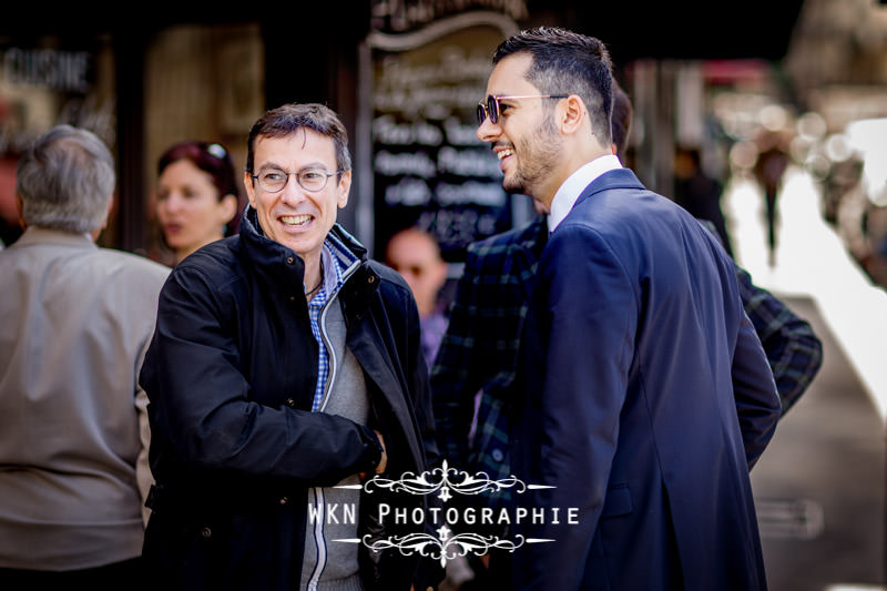 Photographe de mariage à la mairie du 18ème de Paris