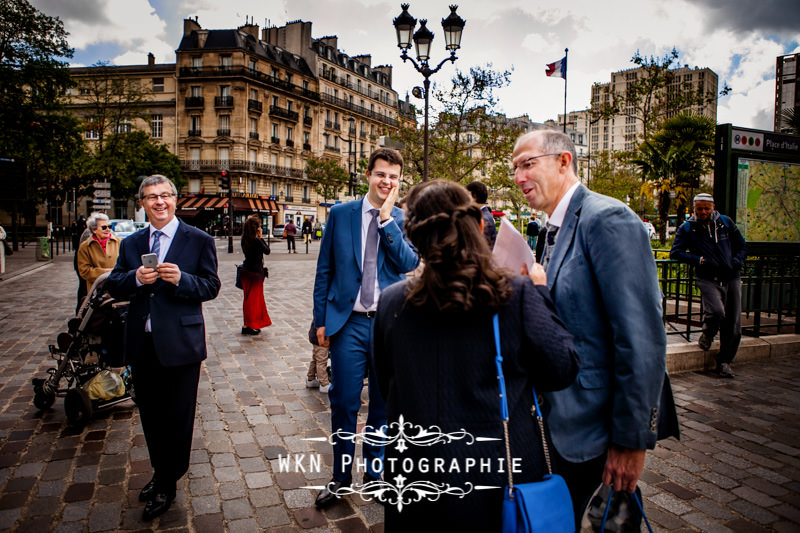 Photographe de mariage à la mairie du 13ème arromdissement à Paris