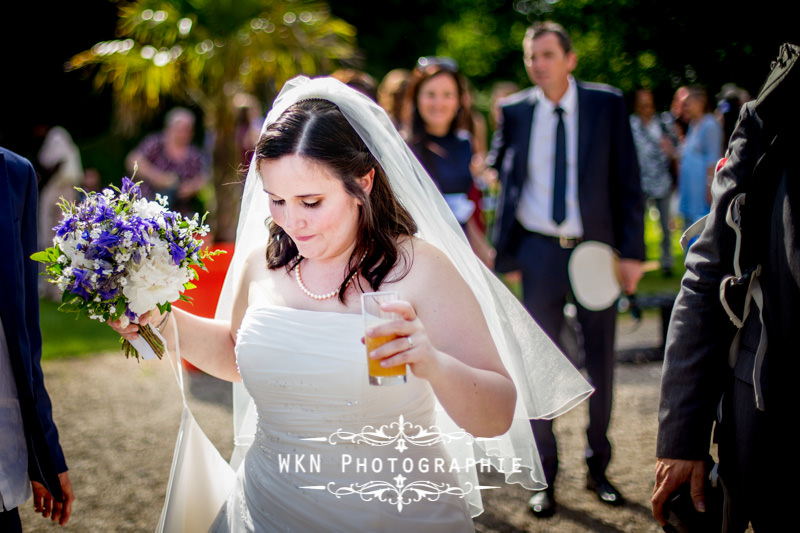 Photographe de mariage à Paris - vin d'honneur à la Vallée aux Pages