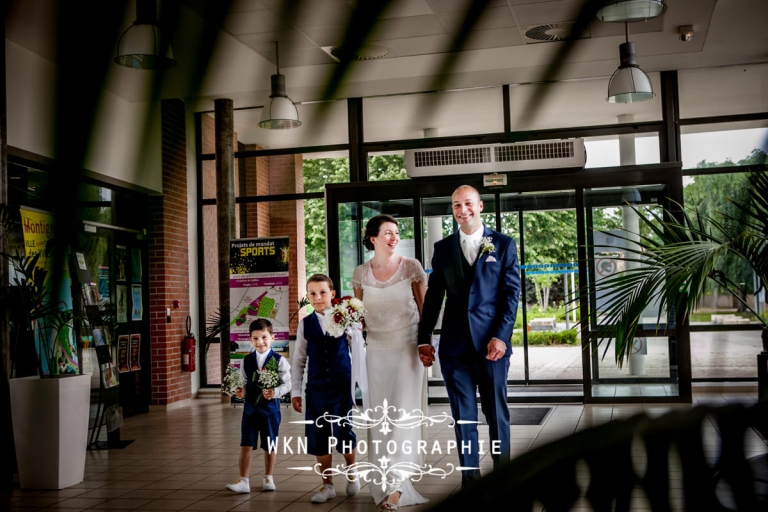 Photographe de mariage à Paris - le mariage civil a la mairie de Montigny le Bretonneux