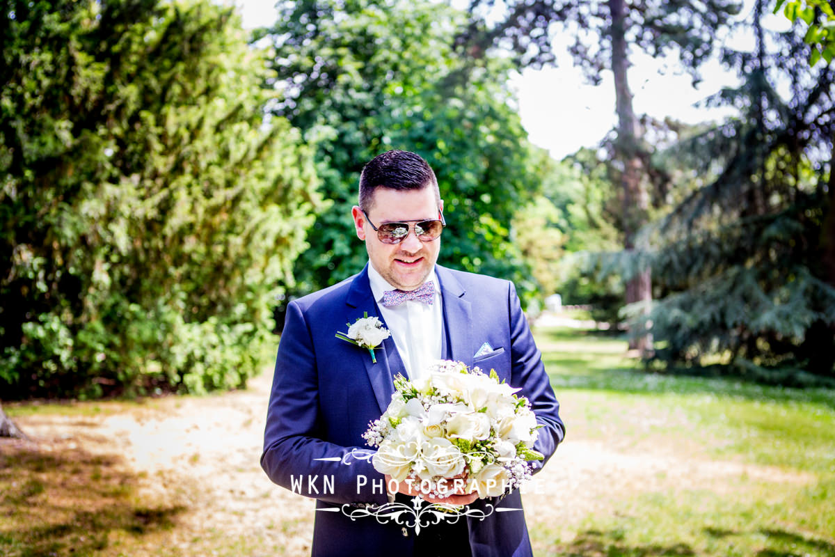 Photographe de mariage dans le Vexin - le premier regard