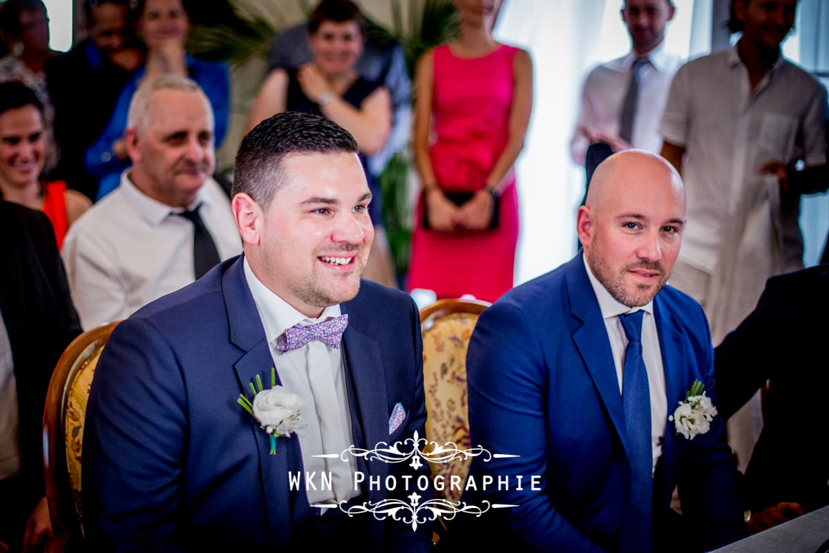 Photographe de mariage dans le Vexin - le mariage civil à la mairie de Groslay