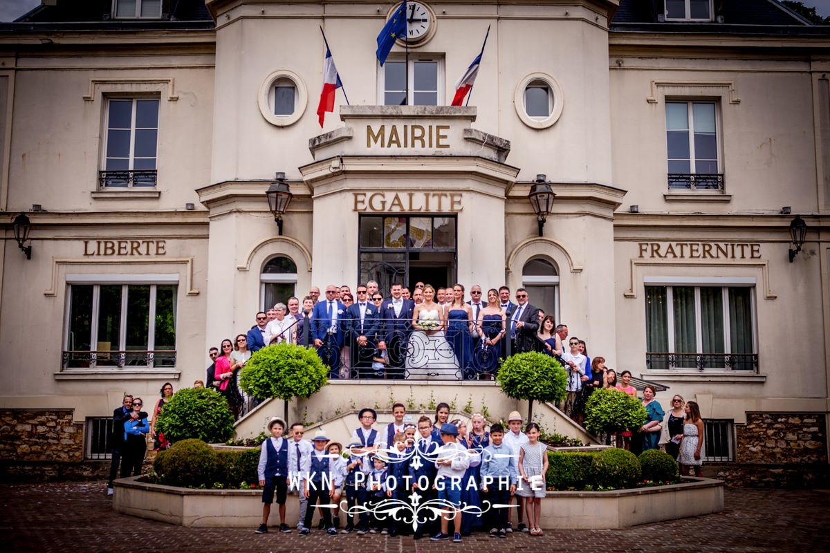 Photographe de mariage dans le Vexin - le mariage civil à la mairie de Groslay