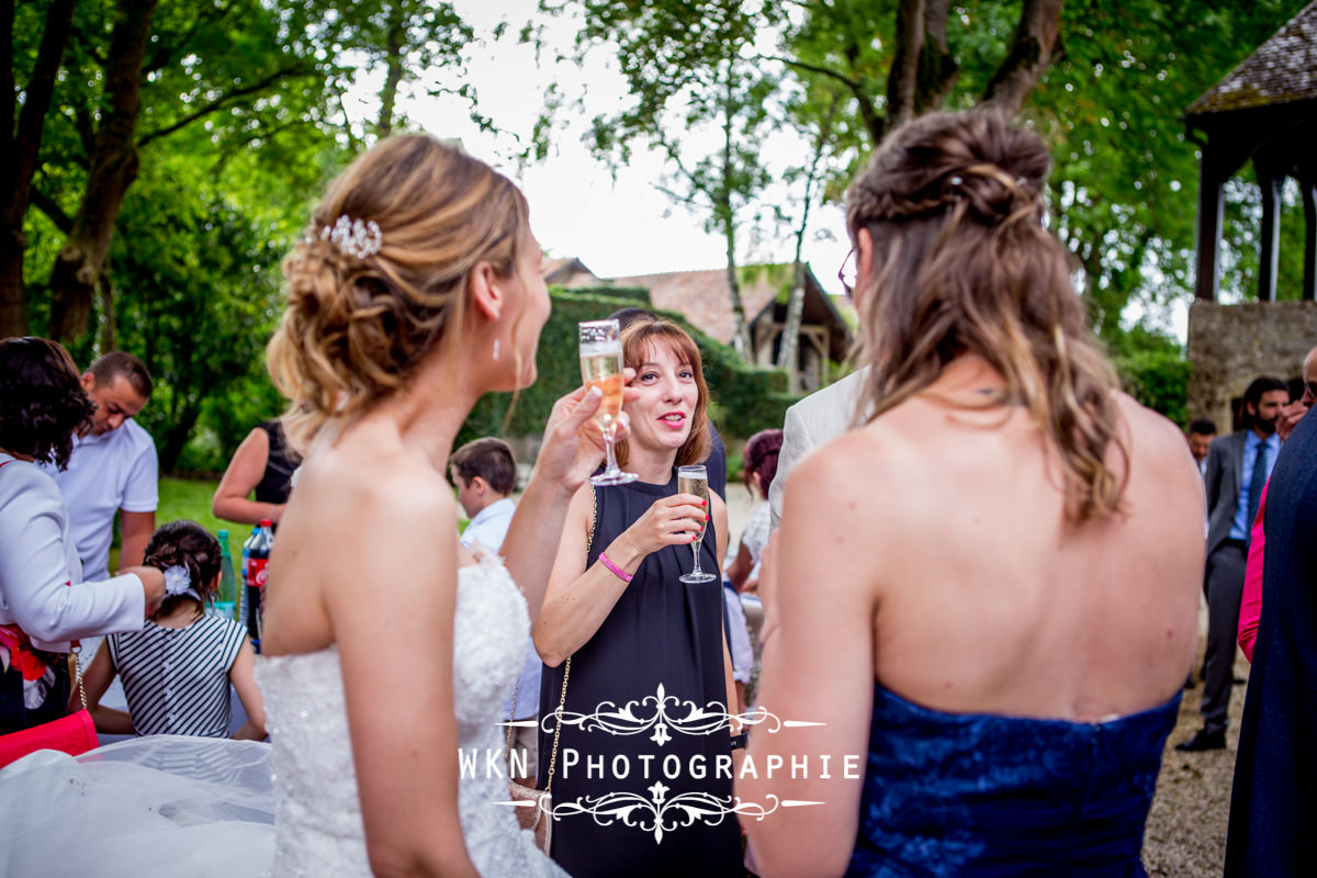 Photographe de mariage dans le Vexin - le vin d'honneur dans le Domaine de Velanne-le-Bois à Magny-en-Vexin