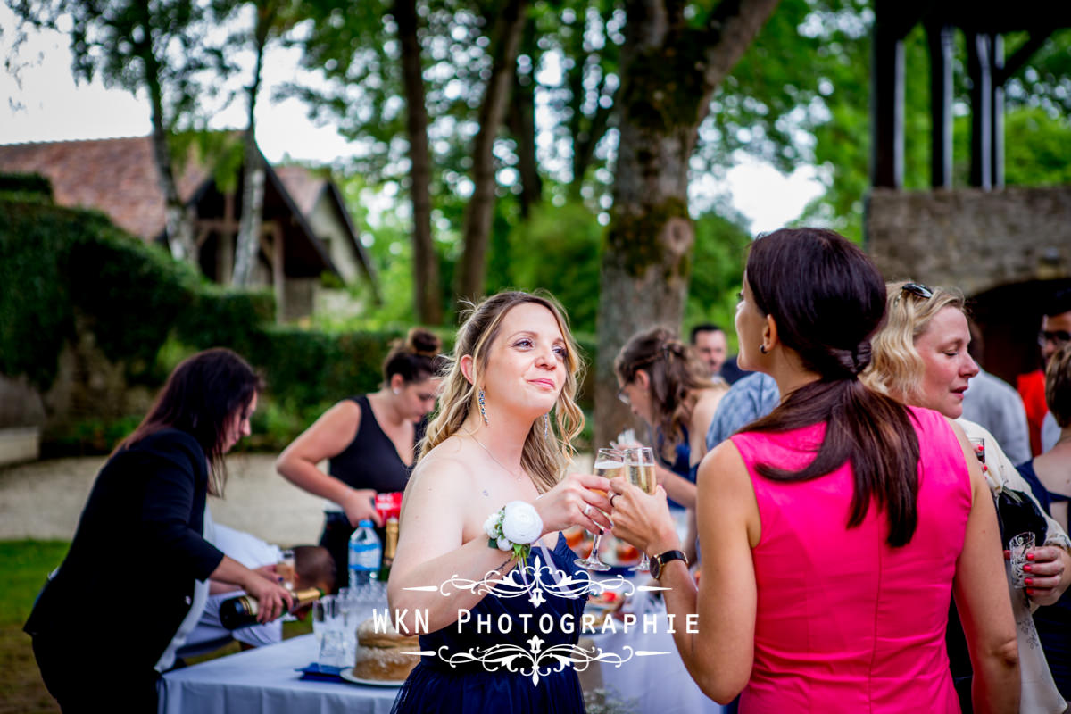 Photographe de mariage dans le Vexin - le vin d'honneur dans le Domaine de Velanne-le-Bois à Magny-en-Vexin