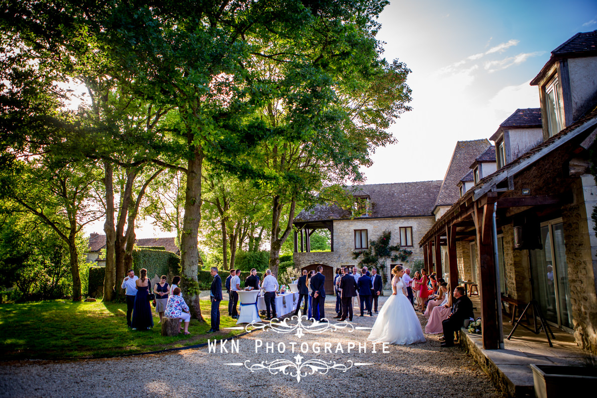 Photographe de mariage dans le Vexin - le vin d'honneur dans le Domaine de Velanne-le-Bois à Magny-en-Vexin