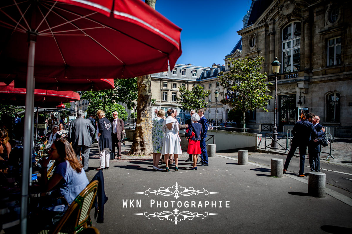 Photographe de mariage Paris - ceremonie civile a la mairie du 15eme a Paris