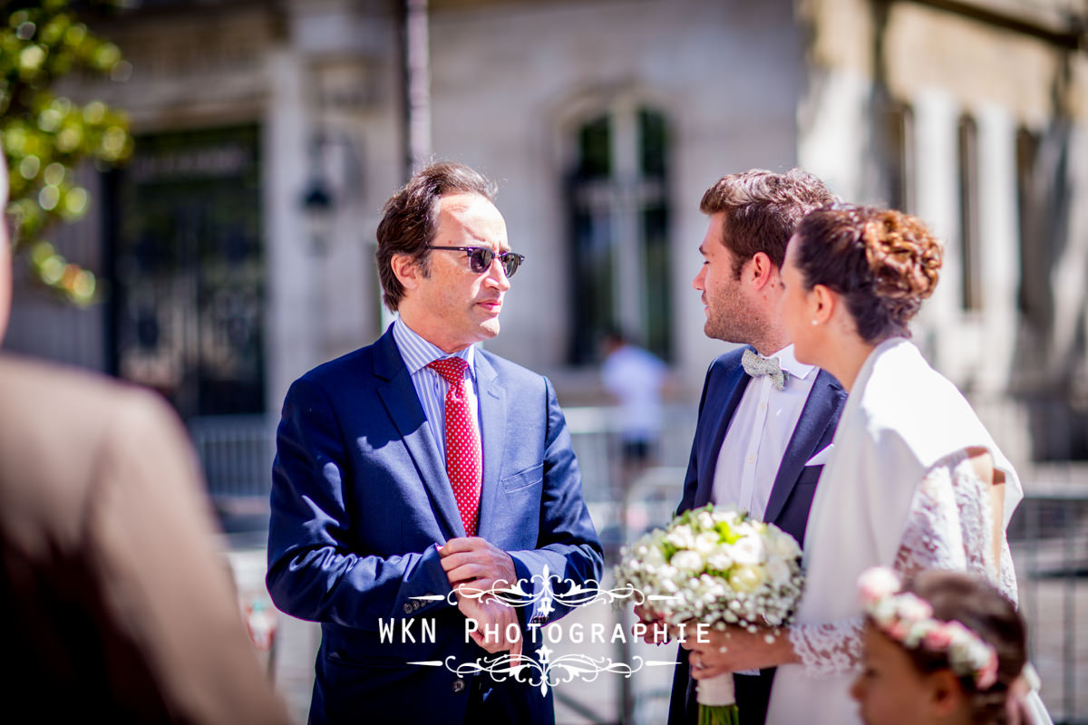 Photographe de mariage Paris - ceremonie civile a la mairie du 15eme a Paris