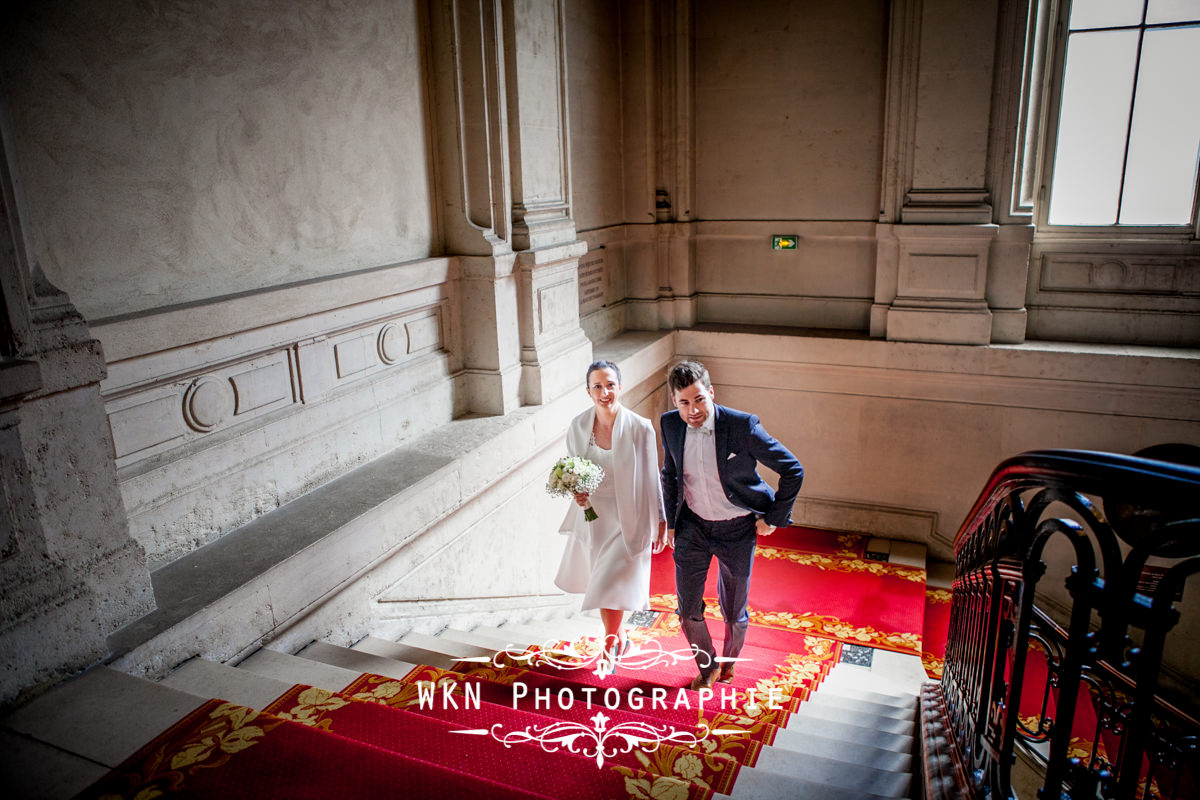 Photographe de mariage Paris - ceremonie civile a la mairie du 15eme a Paris