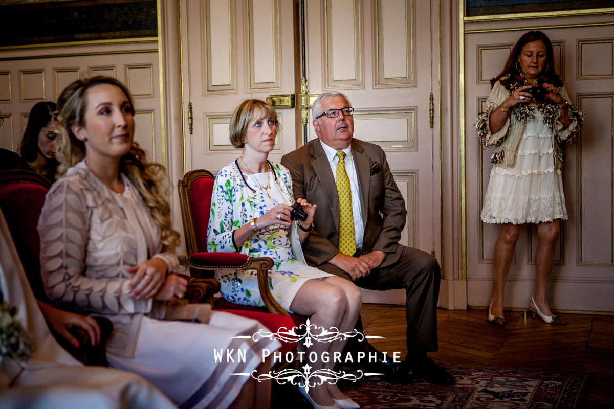 Photographe de mariage Paris - ceremonie civile a la mairie du 15eme a Paris