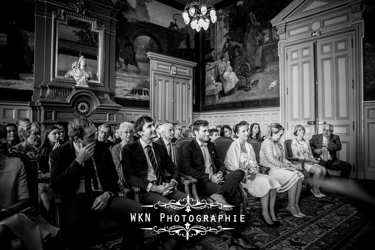 Photographe de mariage Paris - ceremonie civile a la mairie du 15eme a Paris