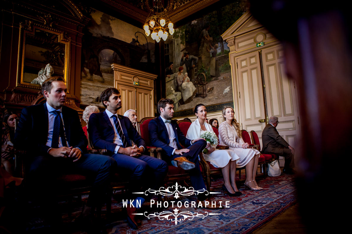 Photographe de mariage Paris - ceremonie civile a la mairie du 15eme a Paris