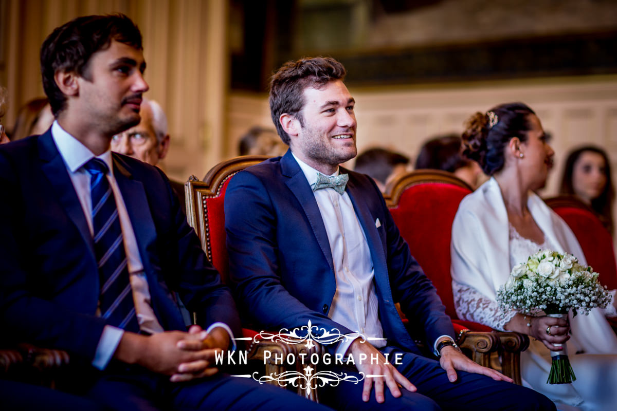 Photographe de mariage Paris - ceremonie civile a la mairie du 15eme a Paris