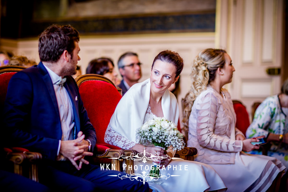 Photographe de mariage Paris - ceremonie civile a la mairie du 15eme a Paris