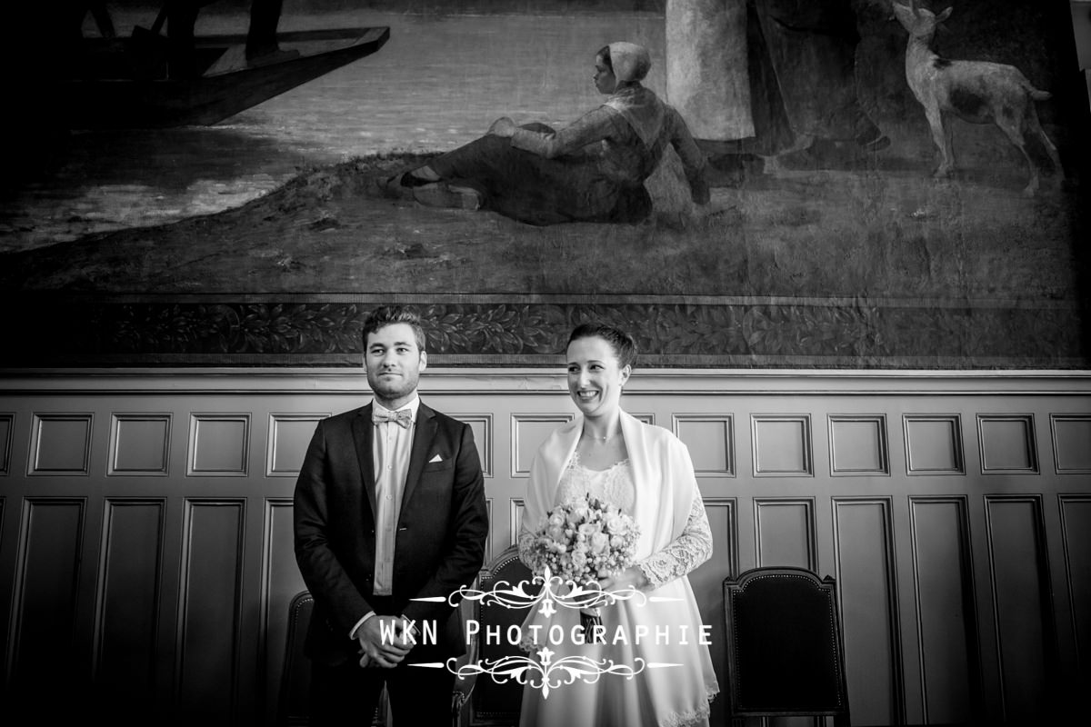 Photographe de mariage Paris - ceremonie civile a la mairie du 15eme a Paris