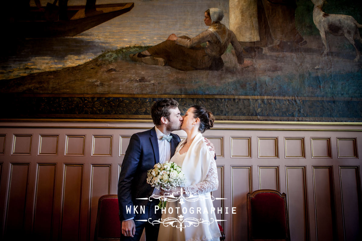 Photographe de mariage Paris - ceremonie civile a la mairie du 15eme a Paris