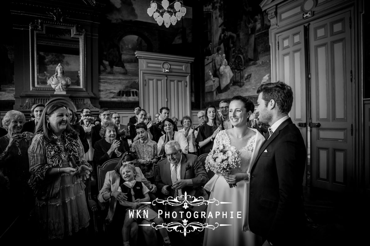 Photographe de mariage Paris - ceremonie civile a la mairie du 15eme a Paris