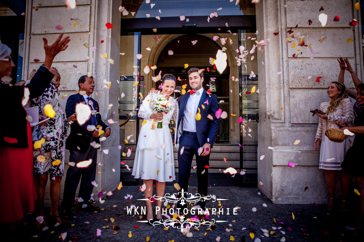 Photographe de mariage Paris - ceremonie civile a la mairie du 15eme a Paris