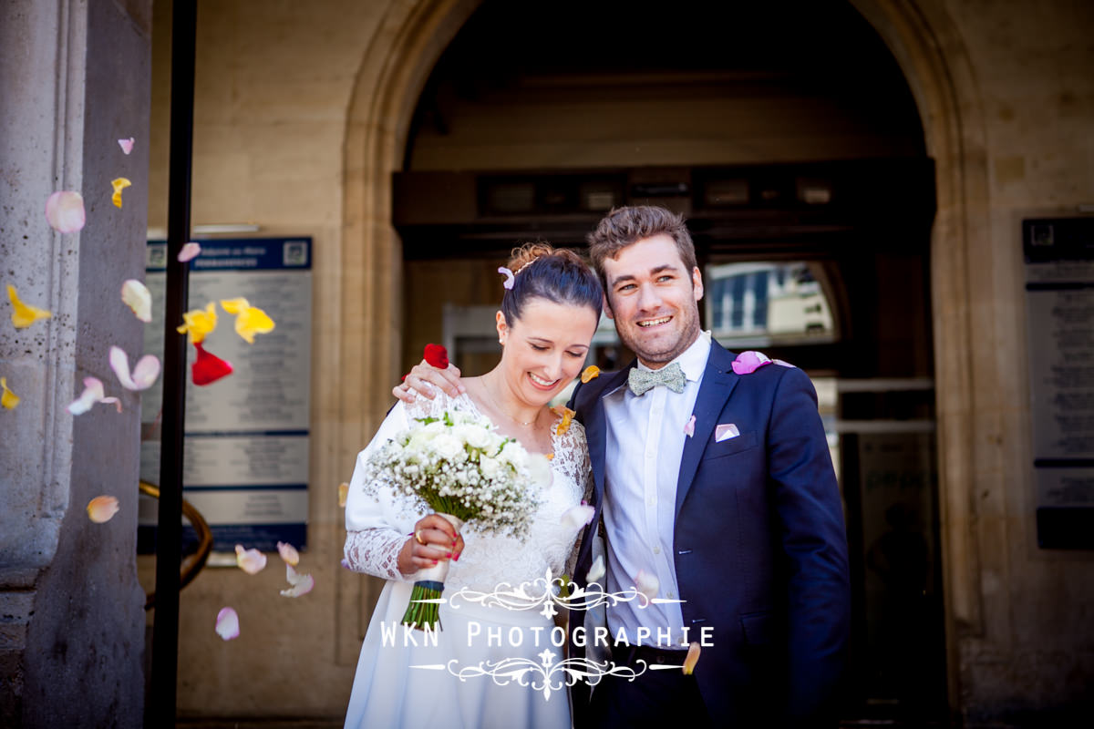 Photographe de mariage Paris - ceremonie civile a la mairie du 15eme a Paris