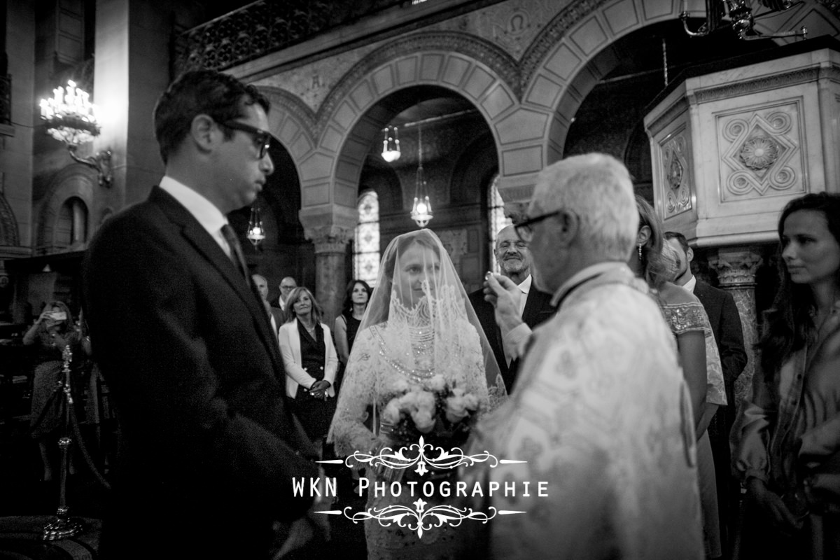 Photographe de mariage - ceremonie religieuse orthodoxe a Paris