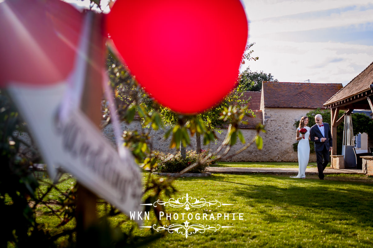 Photographe de mariage à Paris - cérémonie laique dans les jardins de la Vallee aux Pages