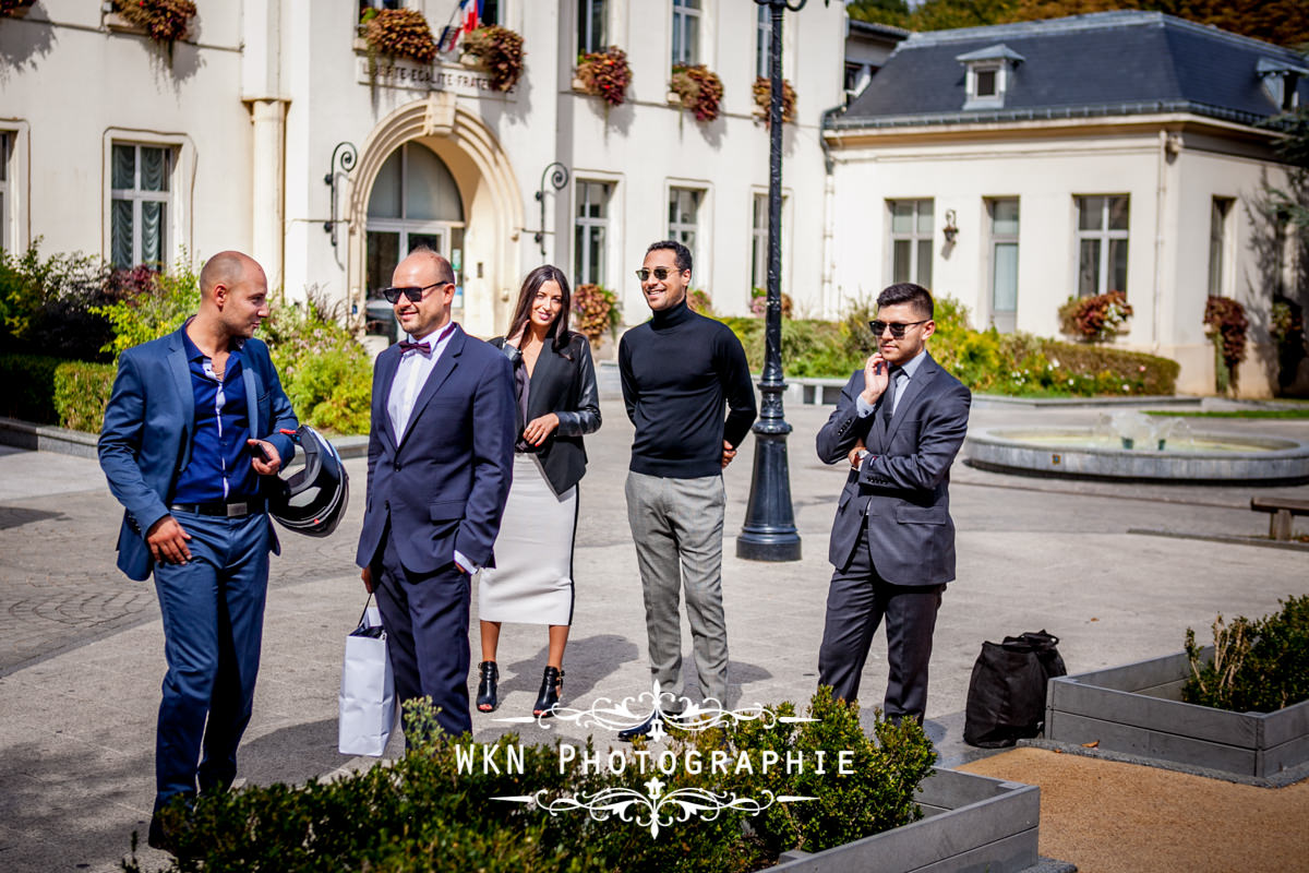 Photographe de mariage à Paris - cérémonie civile à la mairie de Drancy