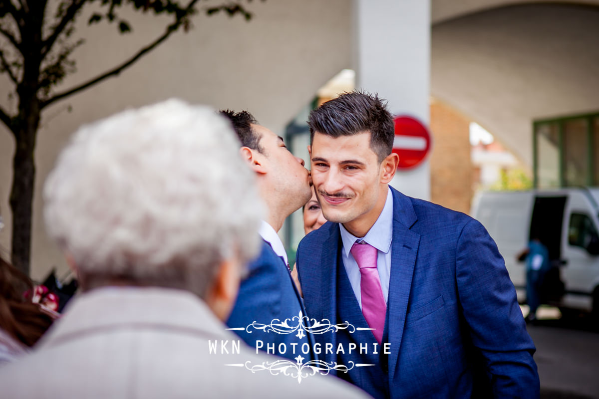 Photographe de mariage à Paris - cérémonie civile à la mairie de Drancy