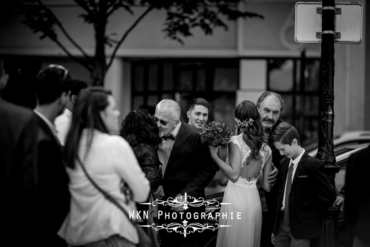 Photographe de mariage à Paris - cérémonie civile à la mairie de Drancy