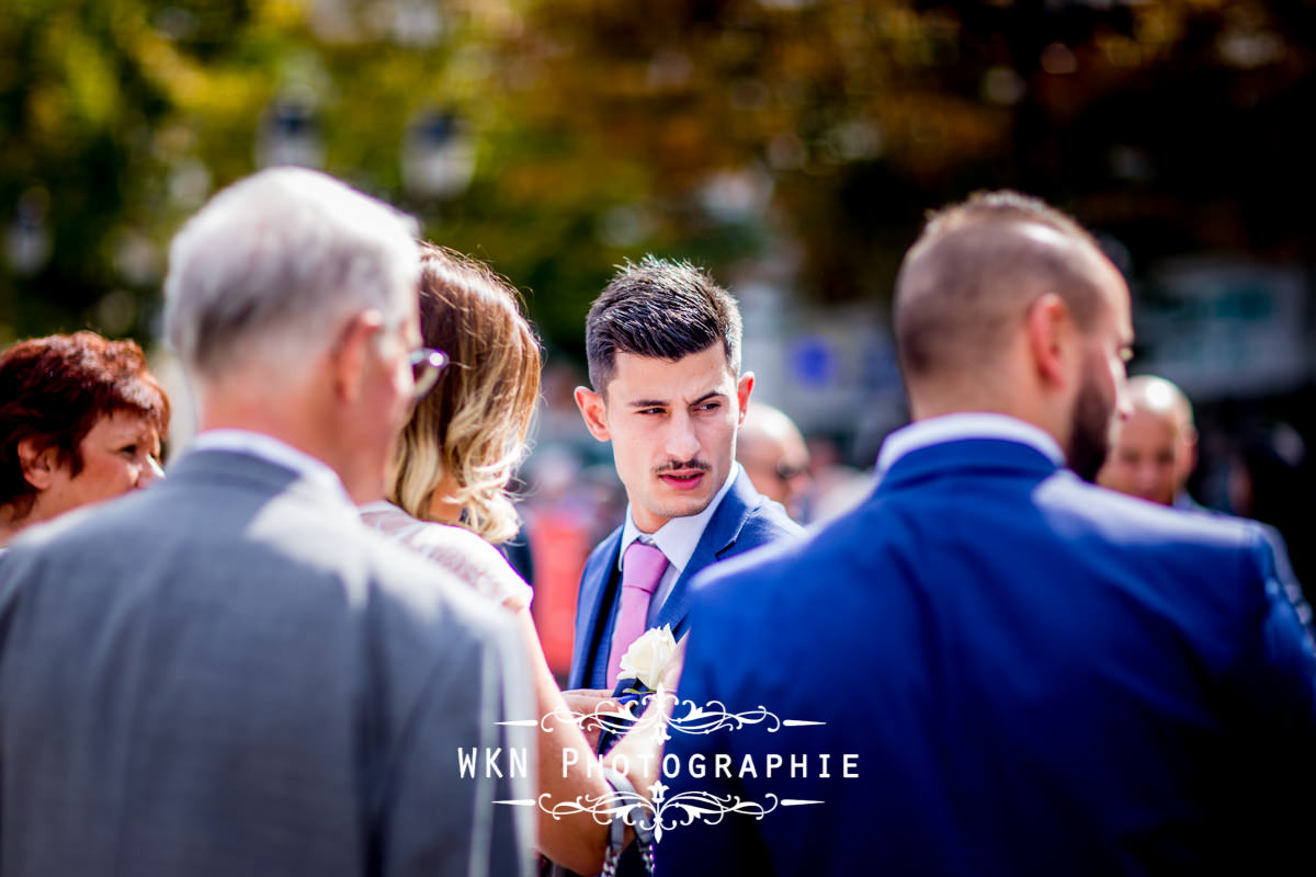 Photographe de mariage à Paris - cérémonie civile à la mairie de Drancy