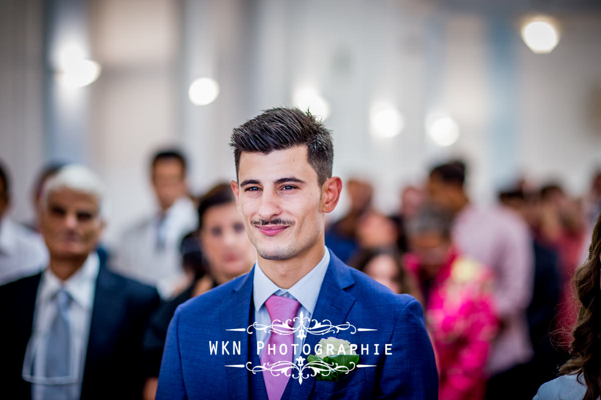 Photographe de mariage à Paris - cérémonie civile à la mairie de Drancy