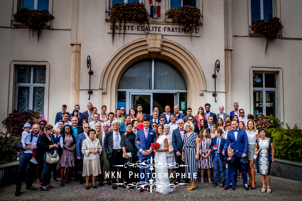 Photographe de mariage à Paris - cérémonie civile à la mairie de Drancy