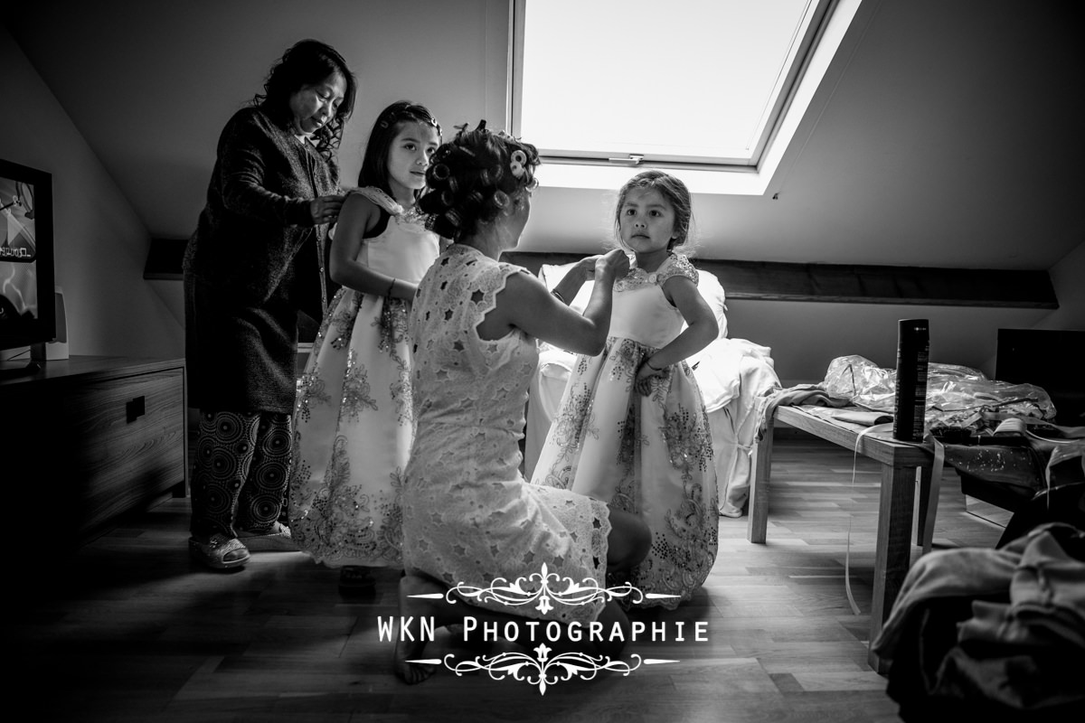 Photographe de mariage Chateau de Baronville - preparatifs de la mariee