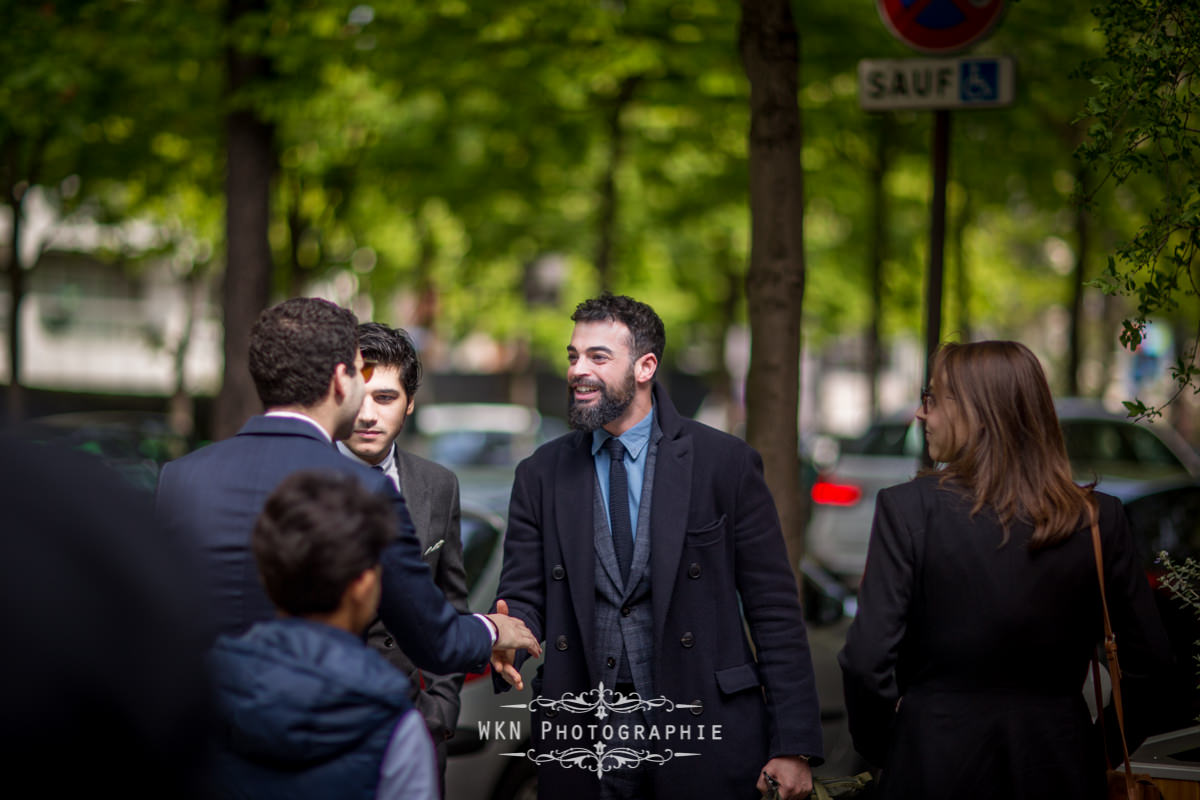 Photographe de mariage é la mairie du 16ème Paris
