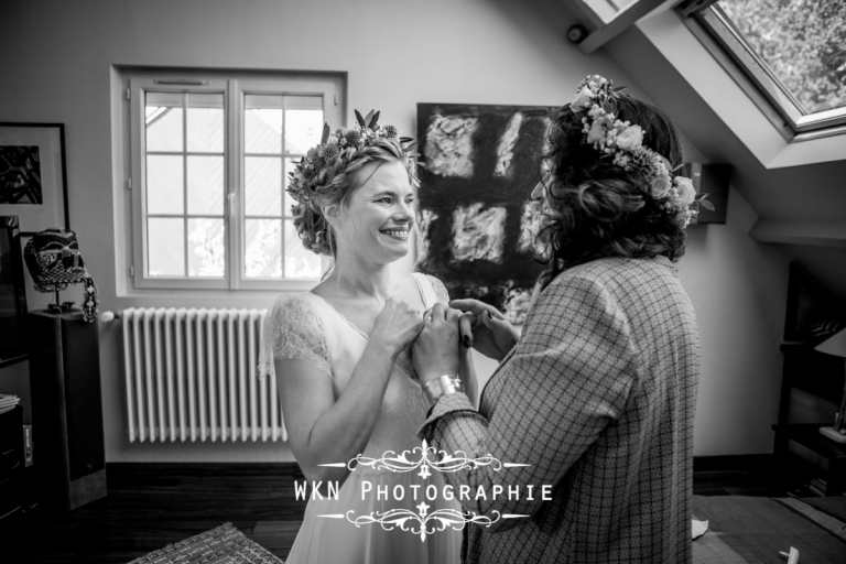 Photographe de mariage à Chartres - préparatifs des mariés