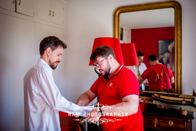 Photographe de mariage à Chartres - préparatifs des mariés