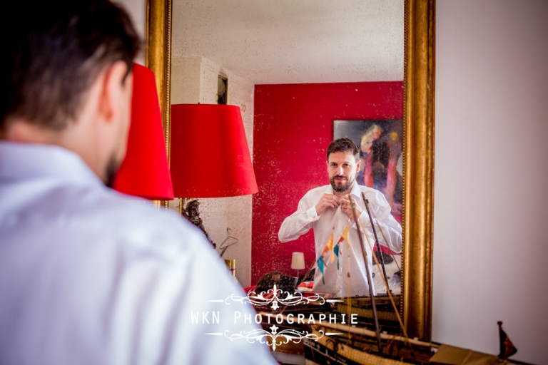 Photographe de mariage à Chartres - préparatifs des mariés