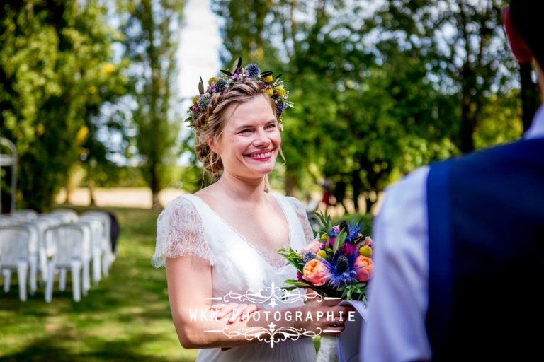 Photographe de mariage - ceremonie laique à la Bergerie du Vaujoly