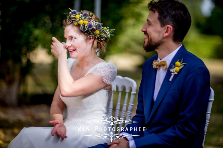 Photographe de mariage - ceremonie laique à la Bergerie du Vaujoly