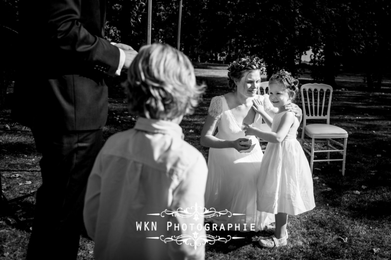 Photographe de mariage - ceremonie laique à la Bergerie du Vaujoly
