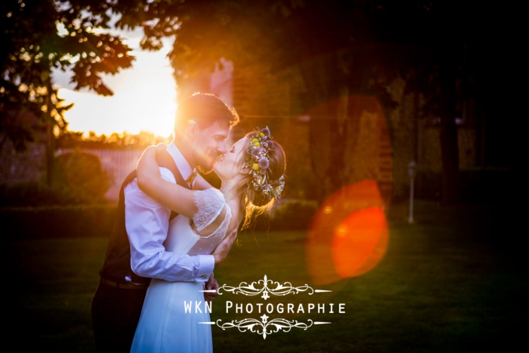 Photographe de mariage a Chartres - seance photo de couple au coucher du soleil